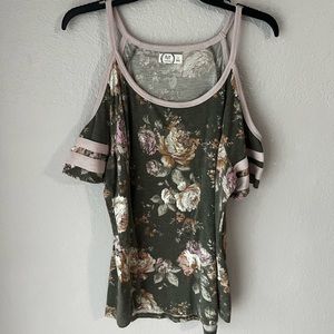 Floral Off The Shoulder Shirt